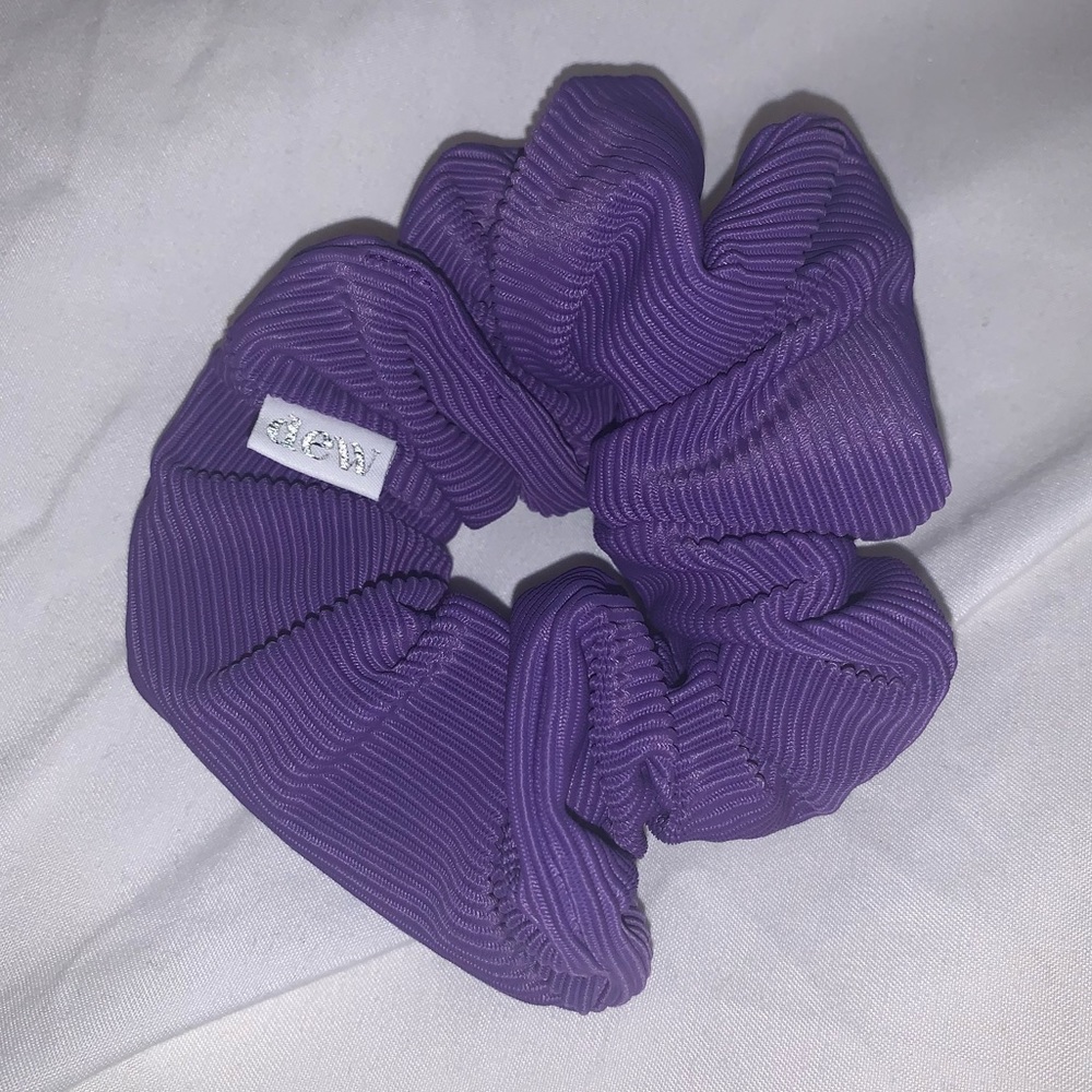DEW by Kaitlyn Bristowe full size swim scrunchie - purple
